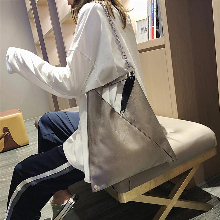 Actual product image Only-Bags.Store Leather Handbags Bags Designer Large Capacity Tote Simple Chain Shoulder