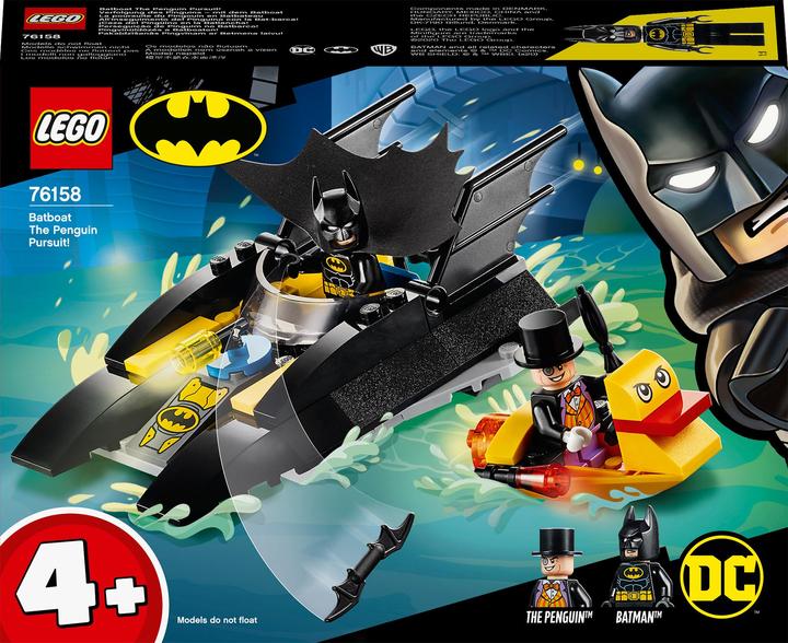 Produktbild LEGO Verfolgung des Pinguins – mit dem Batboat (76158, LEGO DC)