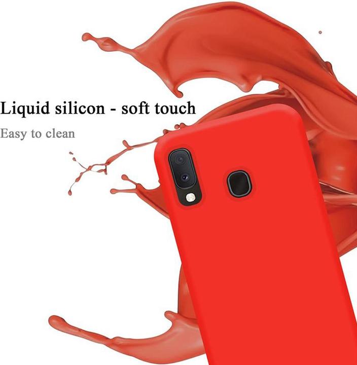 Actual product image Cadorabo TPU Liquid Silicone Case Cover (Samsung Galaxy A20e)