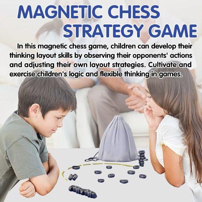 Immagine prodotto MU Classic Magnetic Chess - Magnetsteine verbinden vermeiden