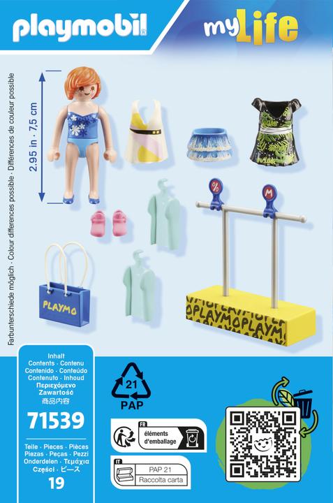 Produktbild Playmobil 71539 Kleidershopping (71539, Playmobil City Life)