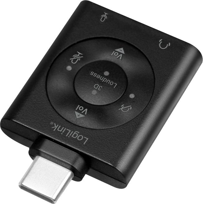 Immagine prodotto LogiLink Adattatore audio 1xUSB-C -> /F, virt.7.1 (USB-C)