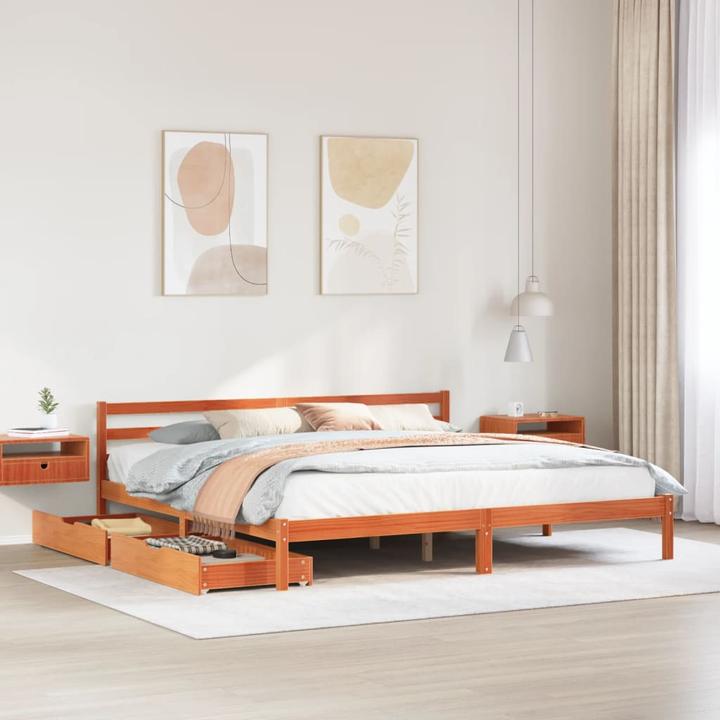 Image du produit VidaXL Lit sans matelas 200x200 (200 x 200 cm)