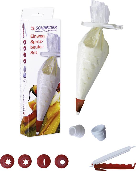 Image du produit Schneider Set de poches à douille jetables, - (Kit de poches à douille)