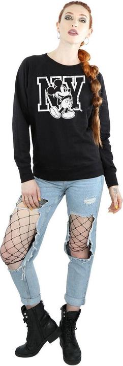 Actual product image Disney Womens/Ladies Mickey Mouse NY Kicking Sweatshirt (L)