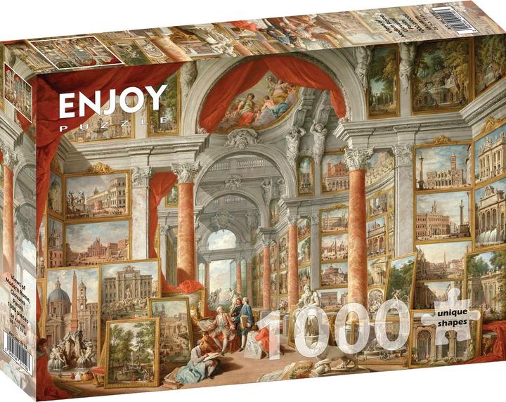 Produktbild Enjoy Puzzle ENJOY-1119 - Paolo Panini: Ansichten des modernen Rom, Puzzle, 1000 Teile (1000 Teile)