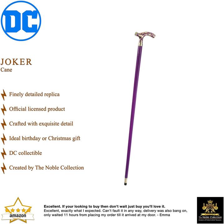 Image du produit Noble Collection Suicide Squad: Canne de Joker