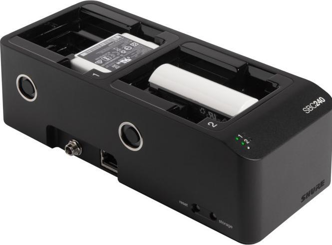 Produktbild Shure SBC240-E - Sieciowa ładowarka akumulatorów Li-Ion SB910 do nadajników ADX1 i SB920 do ADX2/ADX2FD...