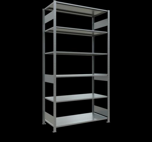 Immagine prodotto Schulte Lagertechnik Sistema di scaffalature di base senza viti MULTIplus150 con ripiani di lunghezza