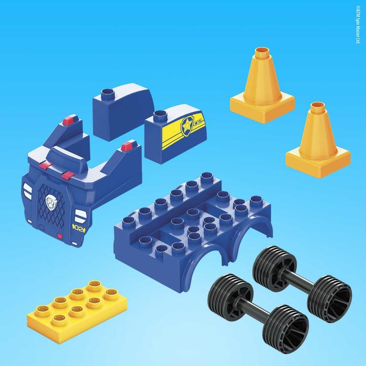 Actual product image Mega Bloks PAW Patrol Chase's Patrol Car Building Set