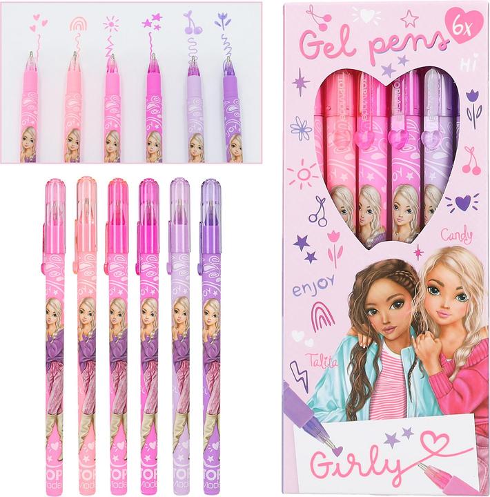 Image du produit Magni DEPESCHE TOPModel Stylos gel Girly 6 pièces (Multicolore, 6 x)