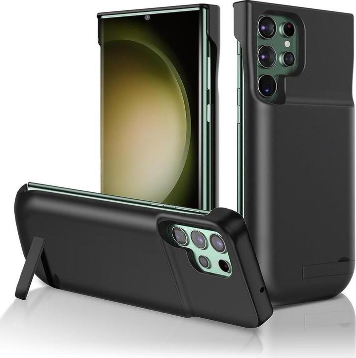Produktbild Techsuit - Power Pro Battery Case - Samsung Galaxy S23 Ultra - 6000mAh - Black (Samsung Galaxy S23 Ultra)