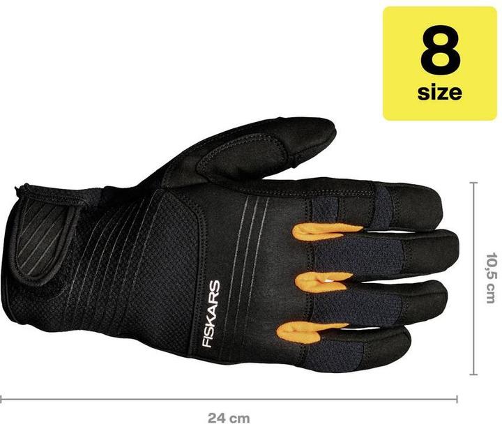 Produktbild Fiskars 1071129 Axt- und Werkzeug-Handschuh, Grösse 8 1 Paar (8)
