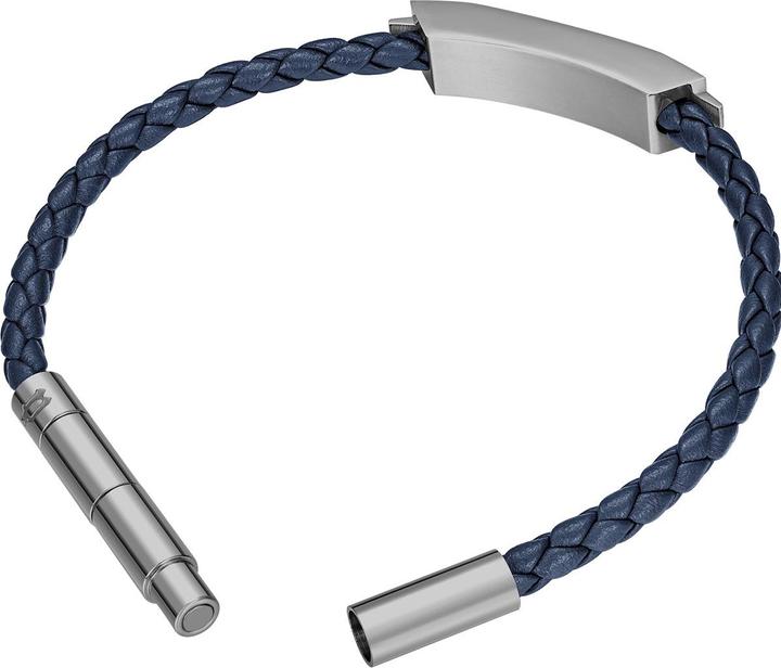 Image du produit Police Bracelet Gripcord (19 cm, Cuir, Acier inoxydable)