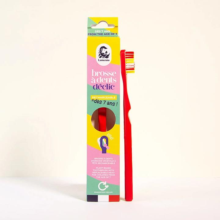 Image du produit Lamazuna Brosse à dents pour enfants avec tête interchangeable