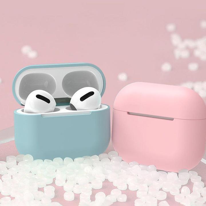 Produktbild Hurtel Case for AirPods 2 / AirPods 1 Silicone Soft Earphone Cover Pink (Case C) (Kopfhörer Hülle)