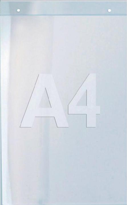 Produktbild Twinco Wandprospekthalter DIN A4 hoch Acryl transparent (A4, Hoch)