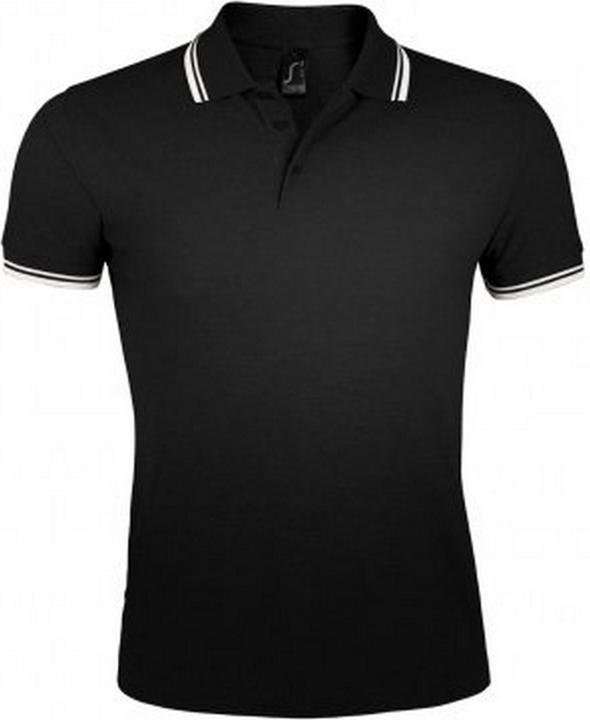 Sols Pasadena Tipped Kurzarm Pique Polo