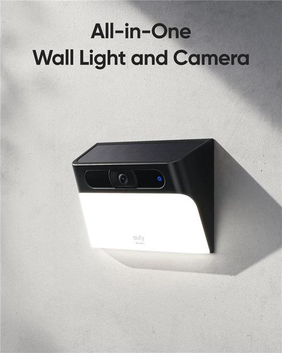 Actual product image eufy Solar Wall Light Cam S120 (2304 x 1296 Pixels)