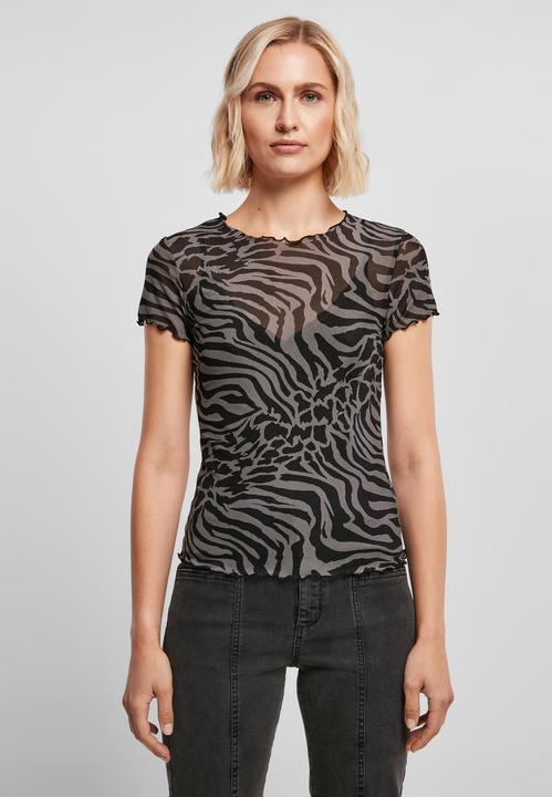 Actual product image Urban Classics Ladies Mesh Tee - 16529 (S)