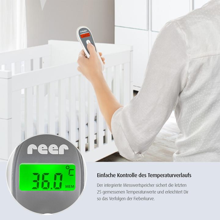 Actual product image Reer Colour SoftTemp 3in1 contactless infrared thermometer (Forehead, Non-contact)