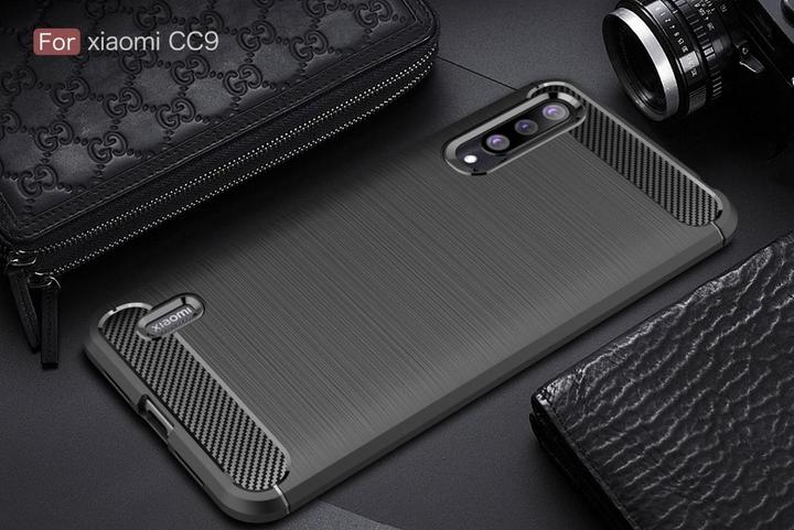 Image du produit Screenguard Xiaomi Mi 9 Lite Housse Carbon Brushed Soft TPU (Mi 9 Lite)