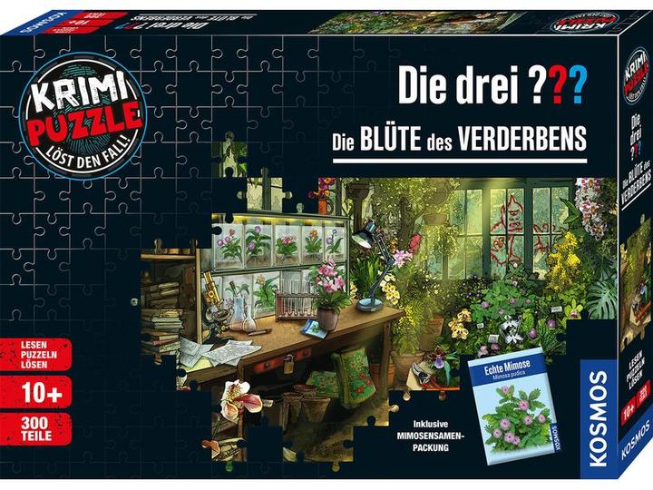 Actual product image Kosmos Crime puzzle: The three??? - The bloom of doom (150 pieces)