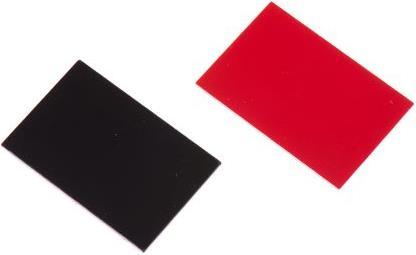 Image du produit Schneider Electric Étiquette d'identification noire/rouge