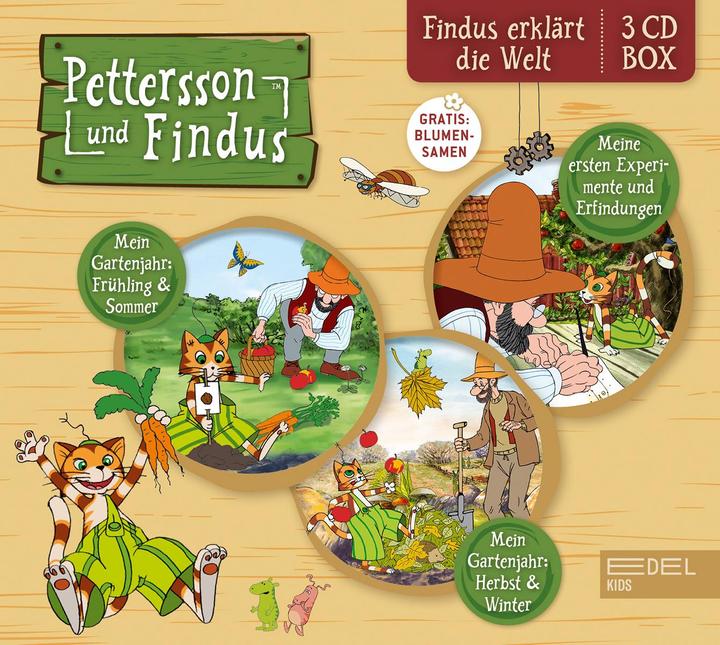 Actual product image Findus explains the world, radio play box (Pettersson And Findus)