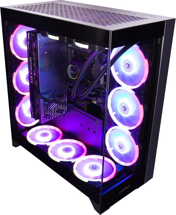 Immagine prodotto Captiva PC Highend Gaming I83-581 (i9-14900KF/RTX4070 Super 12GB GDDR6X/SSD 2TB/32GB/WLAN/w/o OS) (i9-14900KF, 32.77 GB, 2000 GB, GeForce RTX 4070 Super)