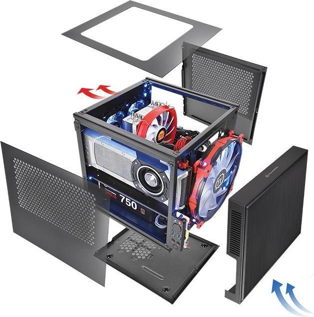 Actual product image Thermaltake Suppressor F1 (Mini-ITX)