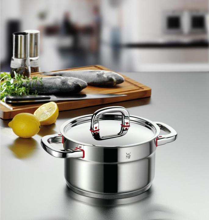 Produktbild WMF Fleischtopf PREMIUM ONE silberfarben (16 cm, Kochtopf, Edelstahl)