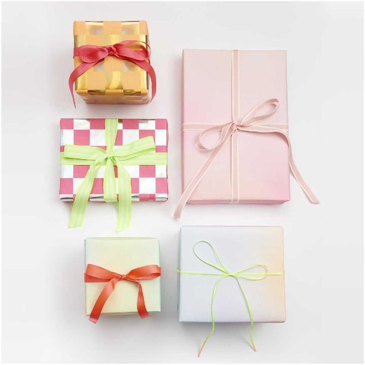 Immagine prodotto Rico Design Scacchiera in carta da pacchi, neon.400549 (Carta da regalo)