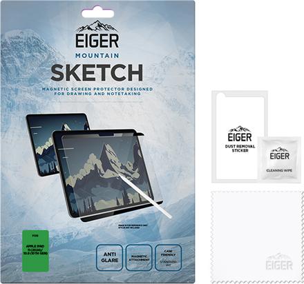 Actual product image Eiger magnetic paper-like display cover Mountain Sketch Tablet Screen Protector (1 Piece, iPad Air 11 2024 (M2), iPad 10.9 (2022))