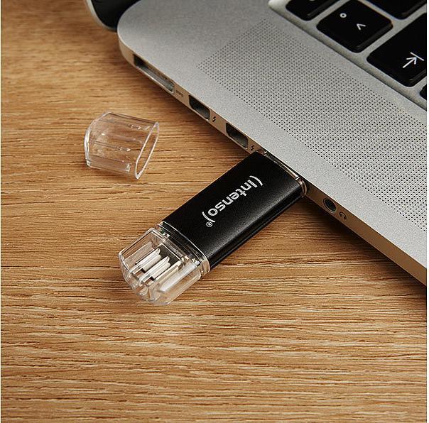 Immagine prodotto Intenso Twin Line (64 GB, USB-C, USB-A, USB 3.2)