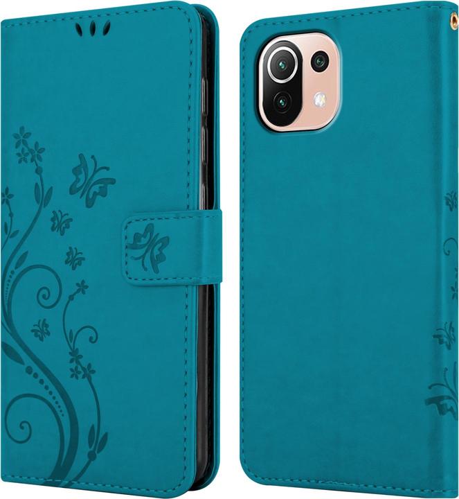 Immagine prodotto Cadorabo Copertina del libro a fiori (Xiaomi Mi 11 Lite, Xiaomi Mi 11 Lite 5G)