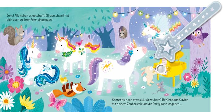 Actual product image My magic wand sound book: Magical unicorn party (German)