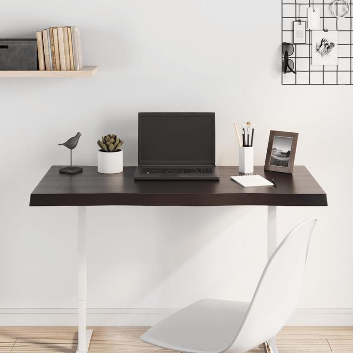 Immagine prodotto VidaXL Tischplatte 100x40x4 cm Massivholz Eiche Behandelt (100 x 40 x 4 cm)