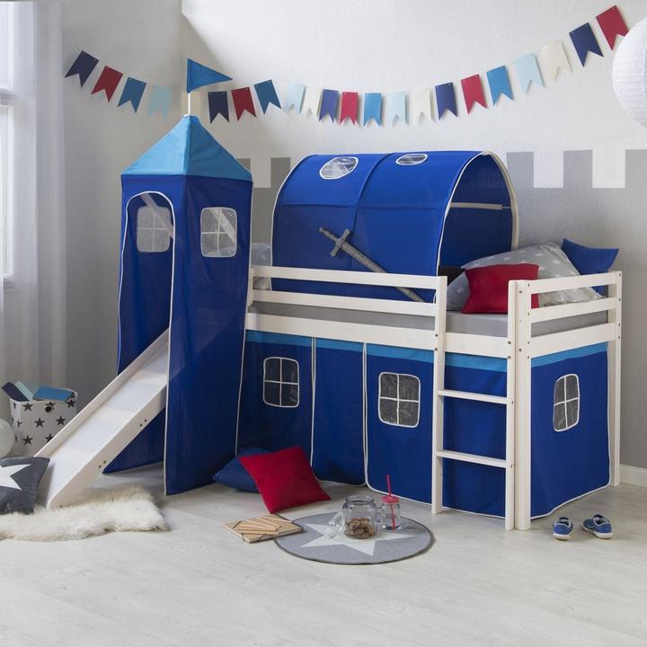 Image du produit Floki24 Tunnel pour lits superposés Tente de lit Toit de jeu Tunnel Caverne Lit d'enfant - bleu