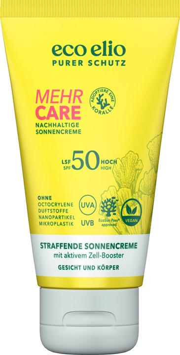 Actual product image Eco Elio Extra Care (Suntan cream, SPF 50, 75 ml, 101 g)
