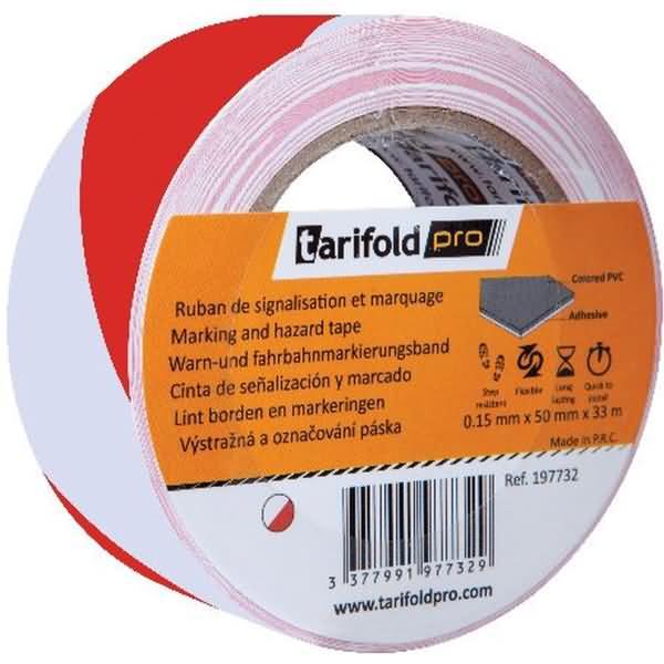 Immagine prodotto Tarifold Nastro segnaletico per pavimenti 197732 50mmx33m rt/ws (50 mm)