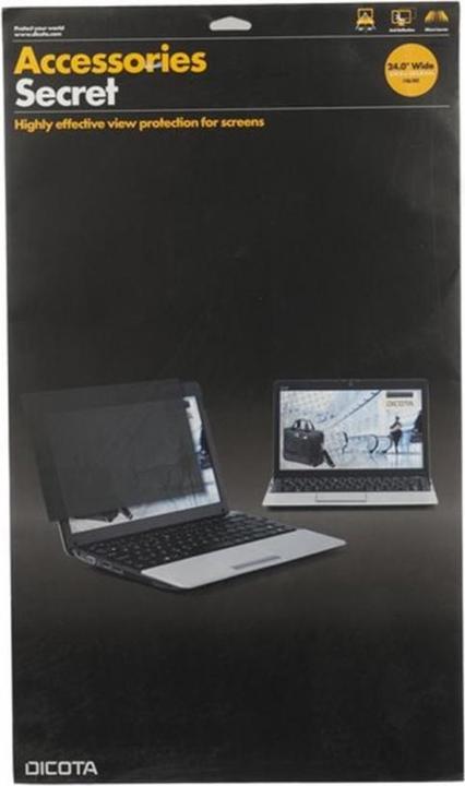 Actual product image Dicota Privacy Filter 2-Way, universal, side-mounted (24", 16 : 10)