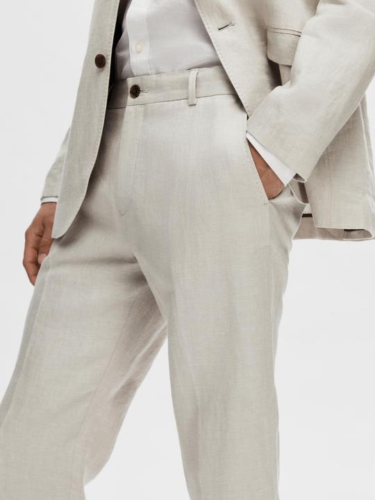 Image du produit Selected Homme Regular Fit pantalon de costume en lin (54)