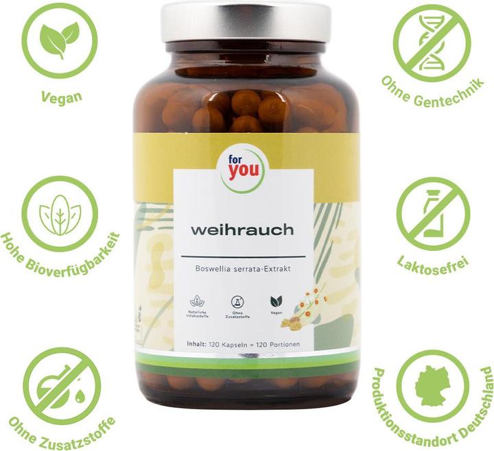 Produktbild For You weihrauch (120 Stück, Kapseln, 77.20 g)