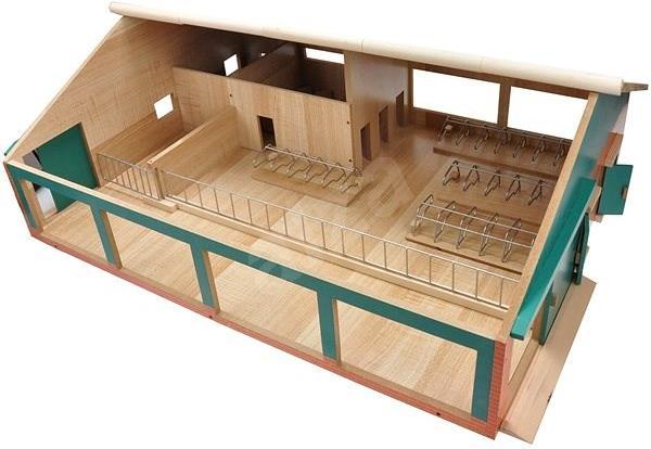 Image du produit Sombo Cubicle Bois stable avec unité de traite 1:33