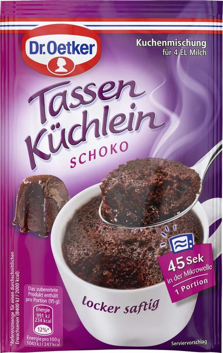 Dr. Oetker Gâteaux de tasse (55 g)