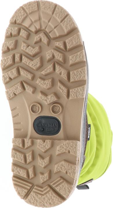 Produktbild Vista Kinder Mädchen Jungen Winterstiefel Stiefeletten Snowboots Gummigalosche gefüttert grün (33, 34)