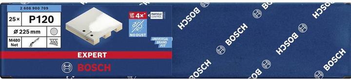 Actual product image Bosch Professional Zubehör EXPERT M480 Sanding net for drywall sander, 225 mm, G 120, 25 pcs. (120)
