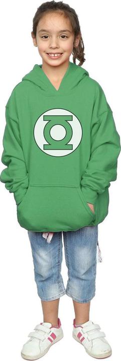 Actual product image Girls Green Lantern Logo Hoodie (116)