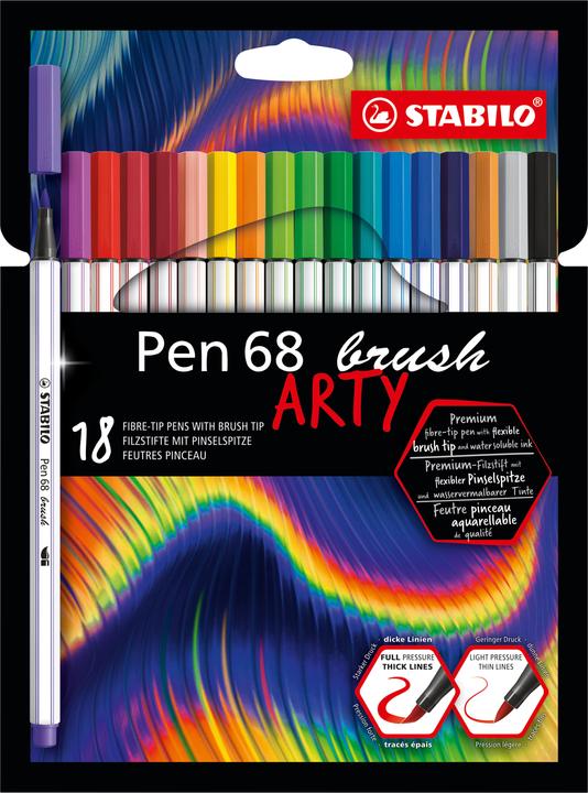 Produktbild STABILO Pen68 (Sortiert, 18 x)